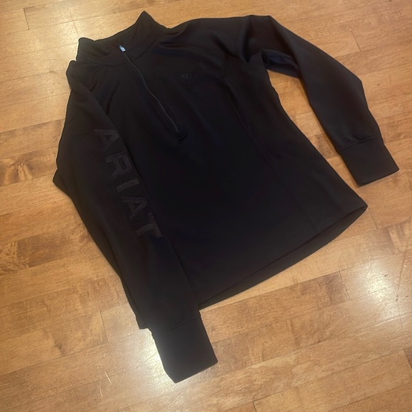 Ariat tek 1/2 zip black sweatshirt M new - Picture 4 of 12